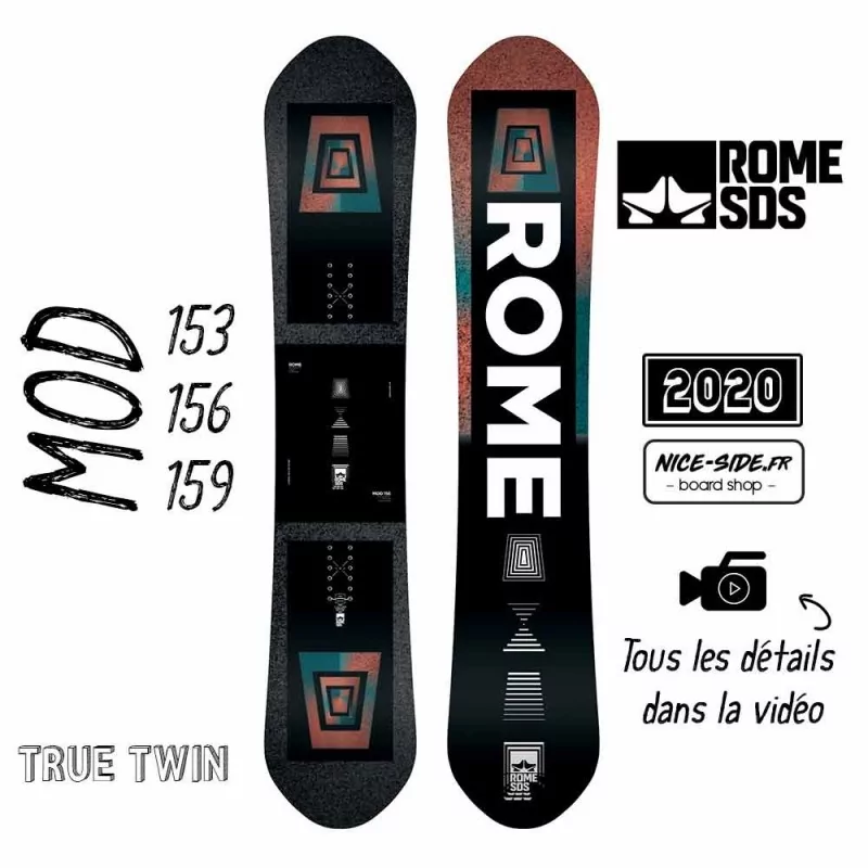 ROME MOD 2020 planche de snowboard homme