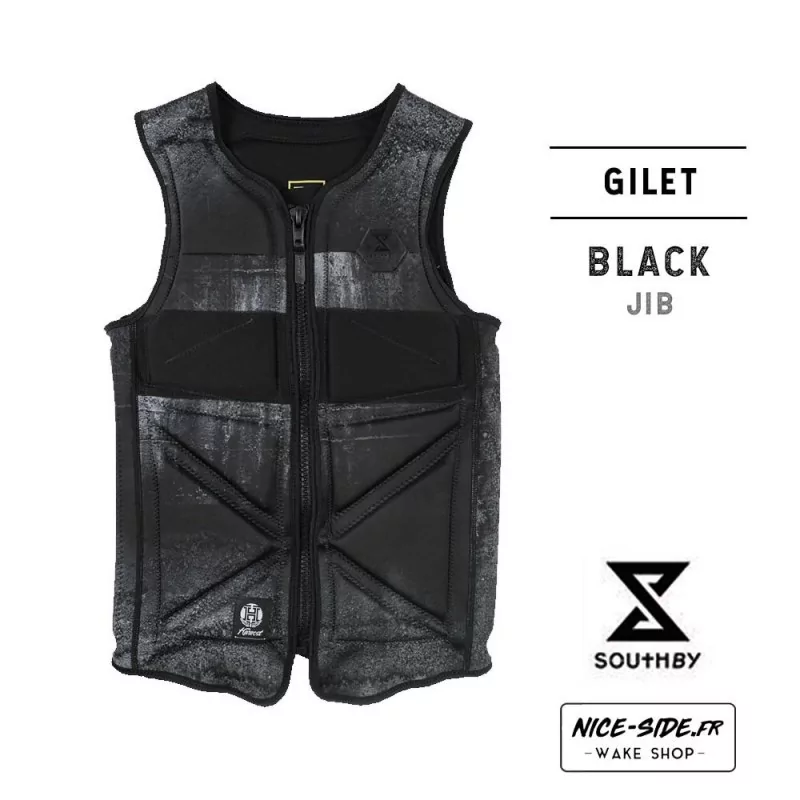 Gilet South By black