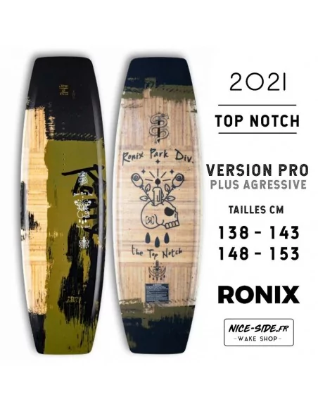 Ronix Top Notch Pro 2021 wakeboard homme